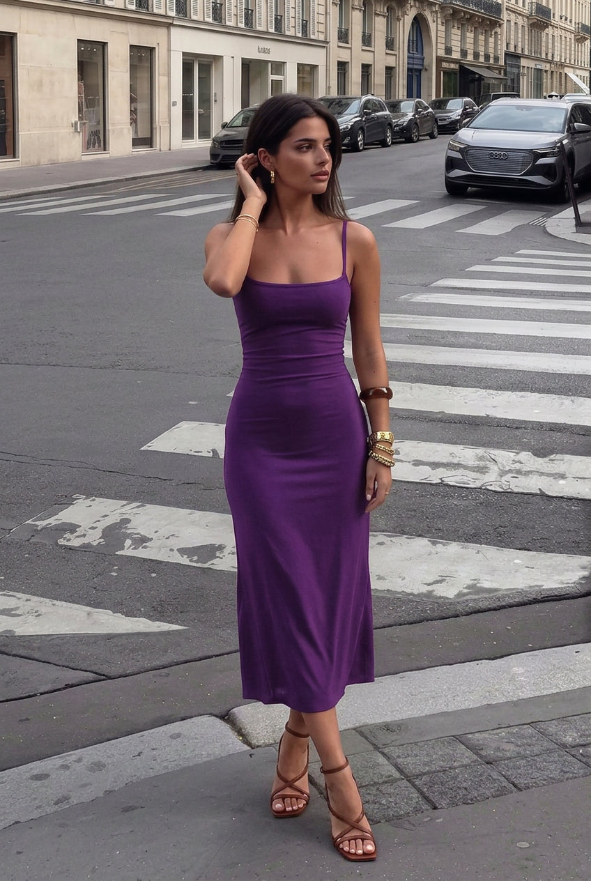 Lyra™ | Cami Slip Midi Dress