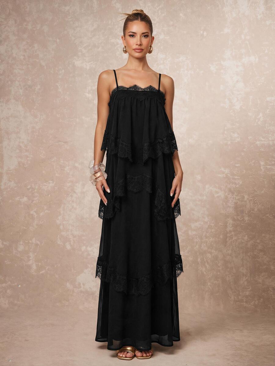 Wisteria™ | Tiered Lace Maxi Dress