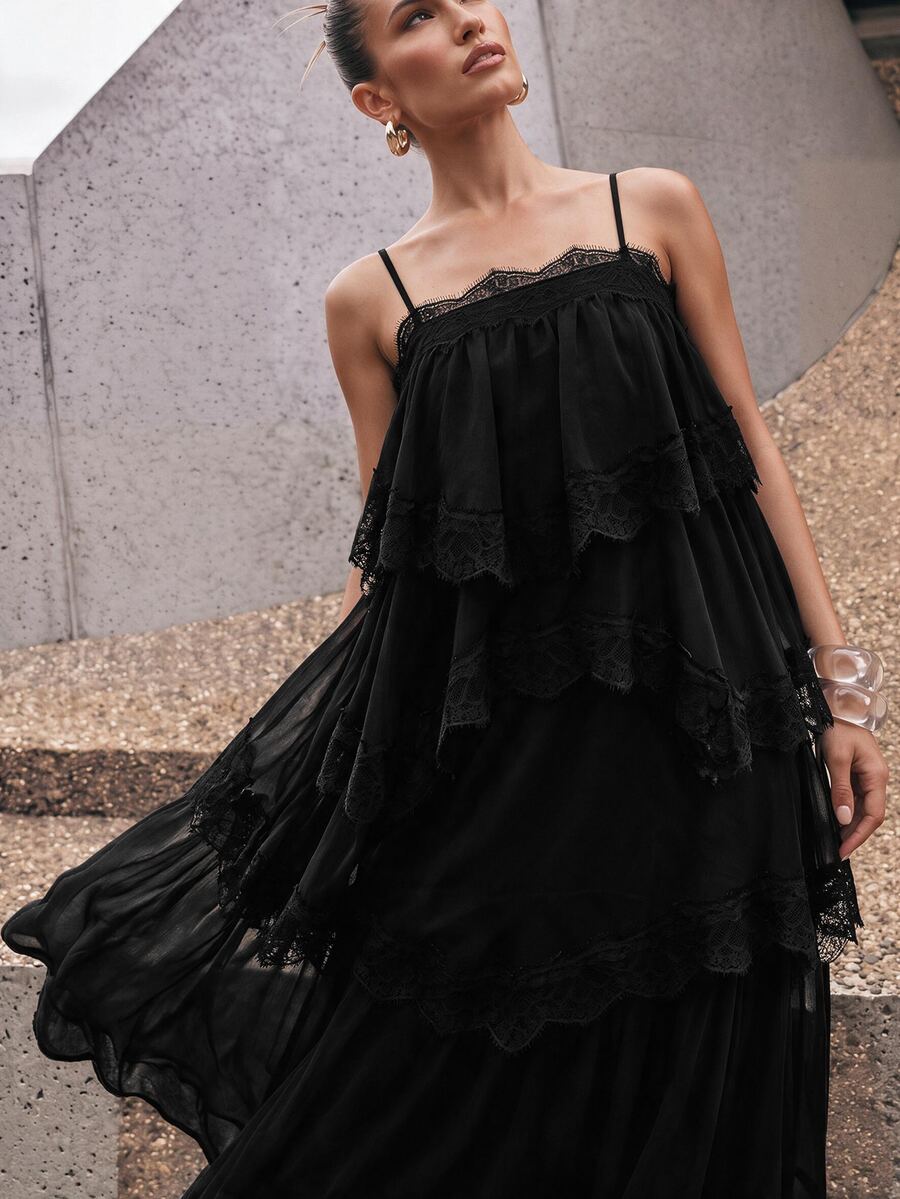 Wisteria™ | Tiered Lace Maxi Dress