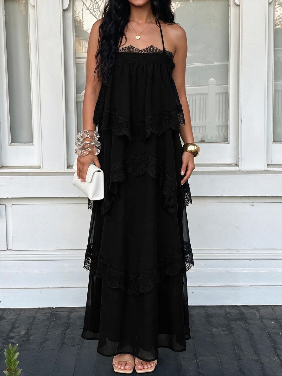 Wisteria™ | Tiered Lace Maxi Dress