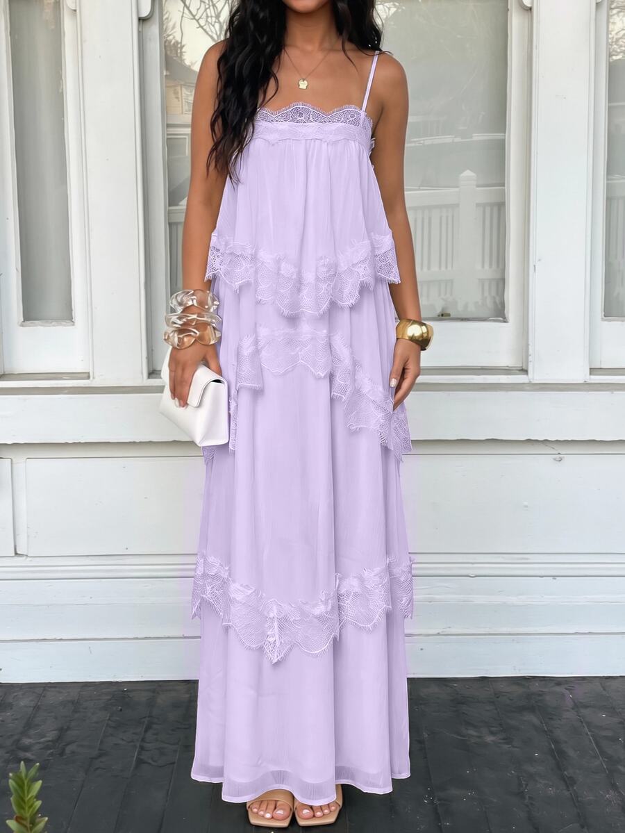 Wisteria™ | Tiered Lace Maxi Dress