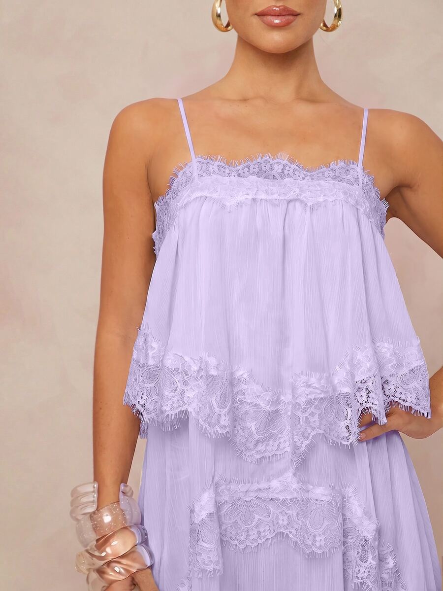 Wisteria™ | Tiered Lace Maxi Dress