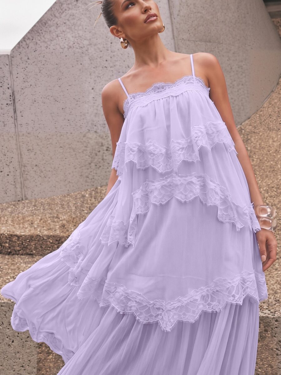 Wisteria™ | Tiered Lace Maxi Dress