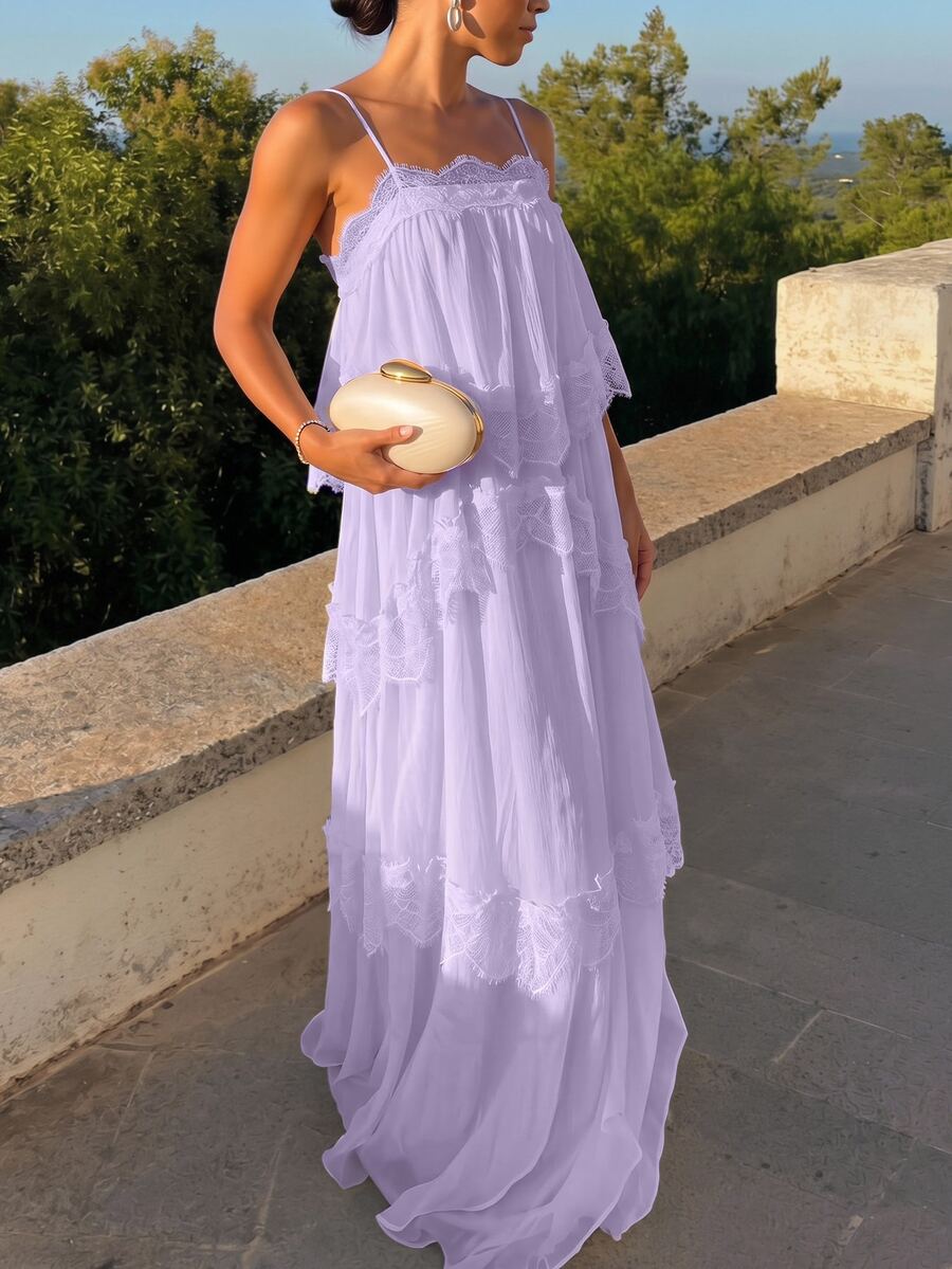 Wisteria™ | Tiered Lace Maxi Dress