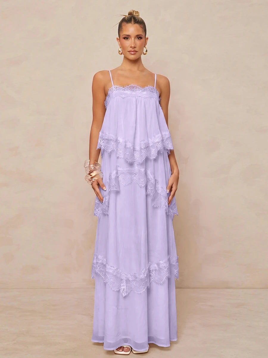 Wisteria™ | Tiered Lace Maxi Dress