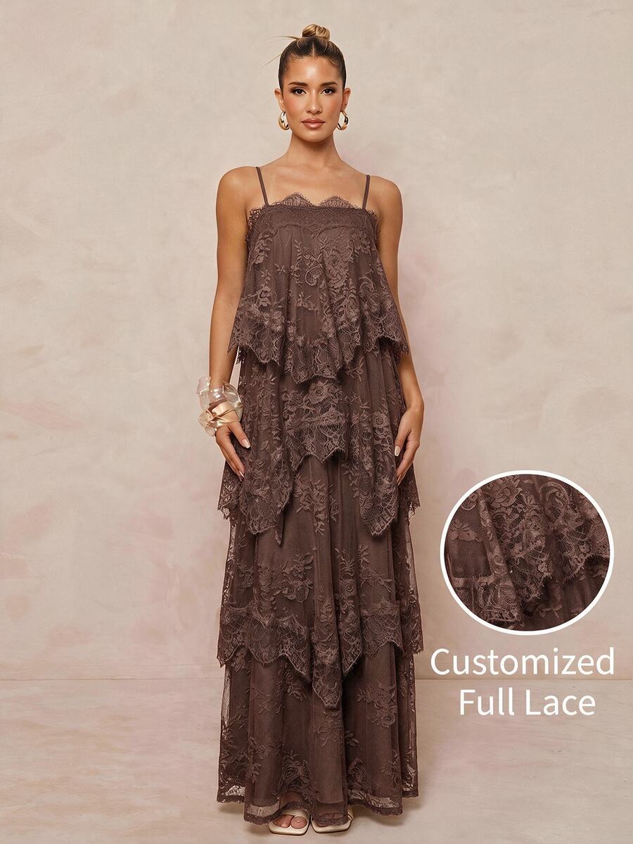 Wisteria™ | Tiered Lace Maxi Dress