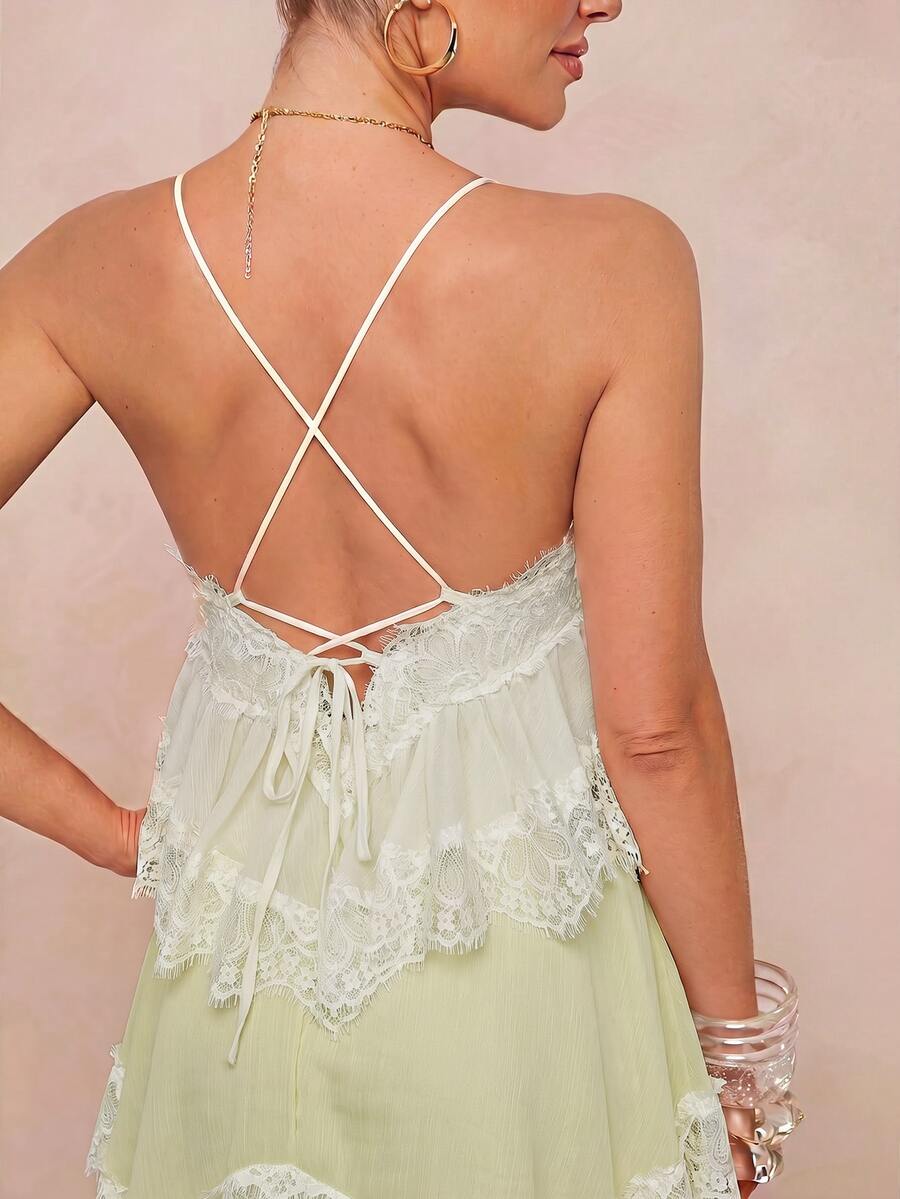 Wisteria™ | Tiered Lace Maxi Dress