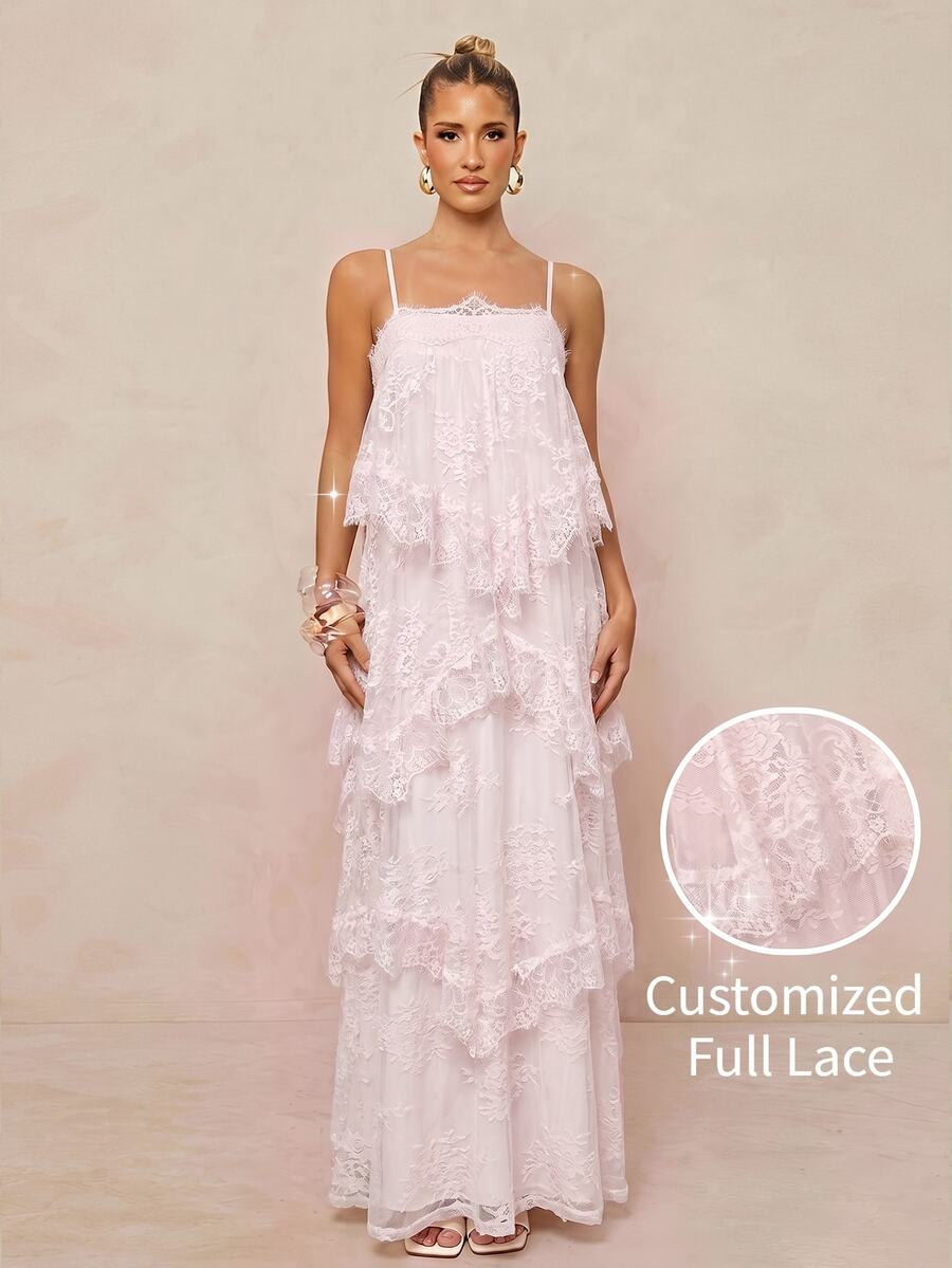Wisteria™ | Tiered Lace Maxi Dress