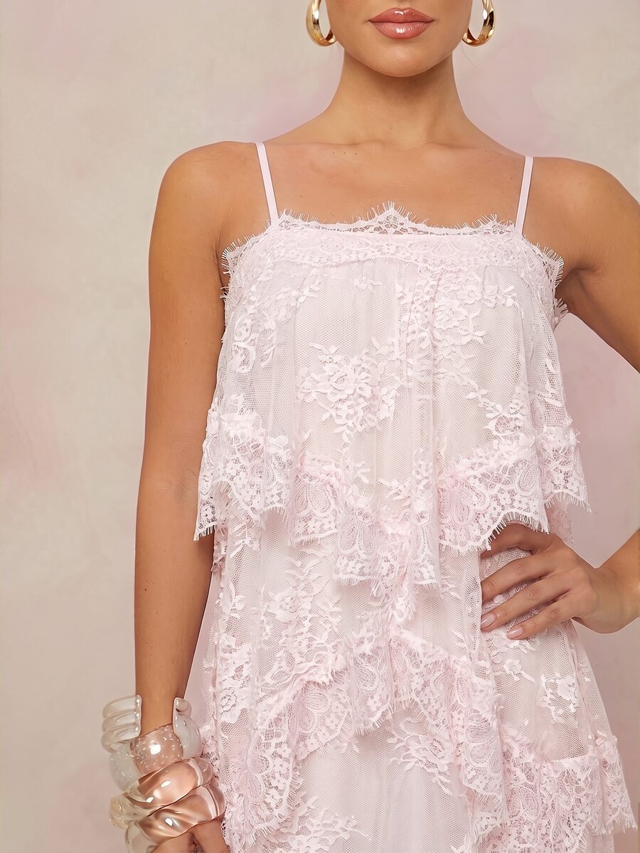Wisteria™ | Tiered Lace Maxi Dress