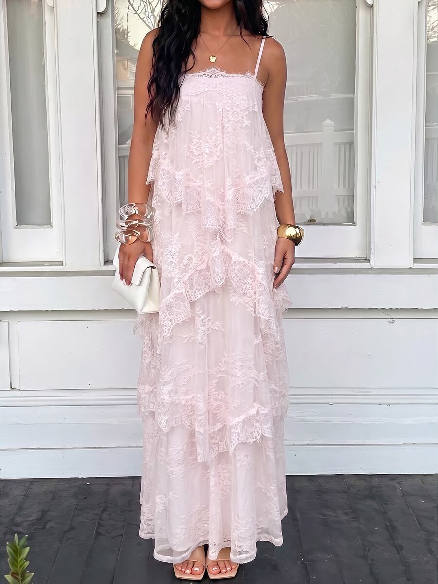 Wisteria™ | Tiered Lace Maxi Dress