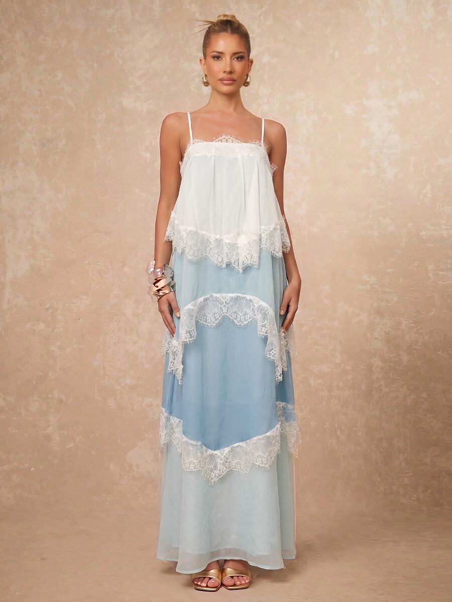 Wisteria™ | Tiered Lace Maxi Dress