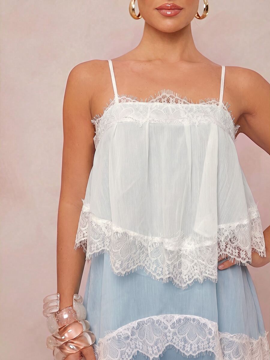 Wisteria™ | Tiered Lace Maxi Dress