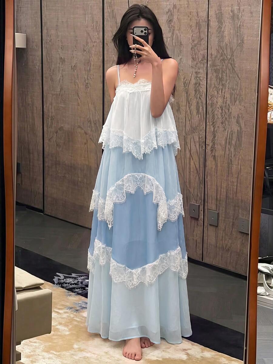 Wisteria™ | Tiered Lace Maxi Dress