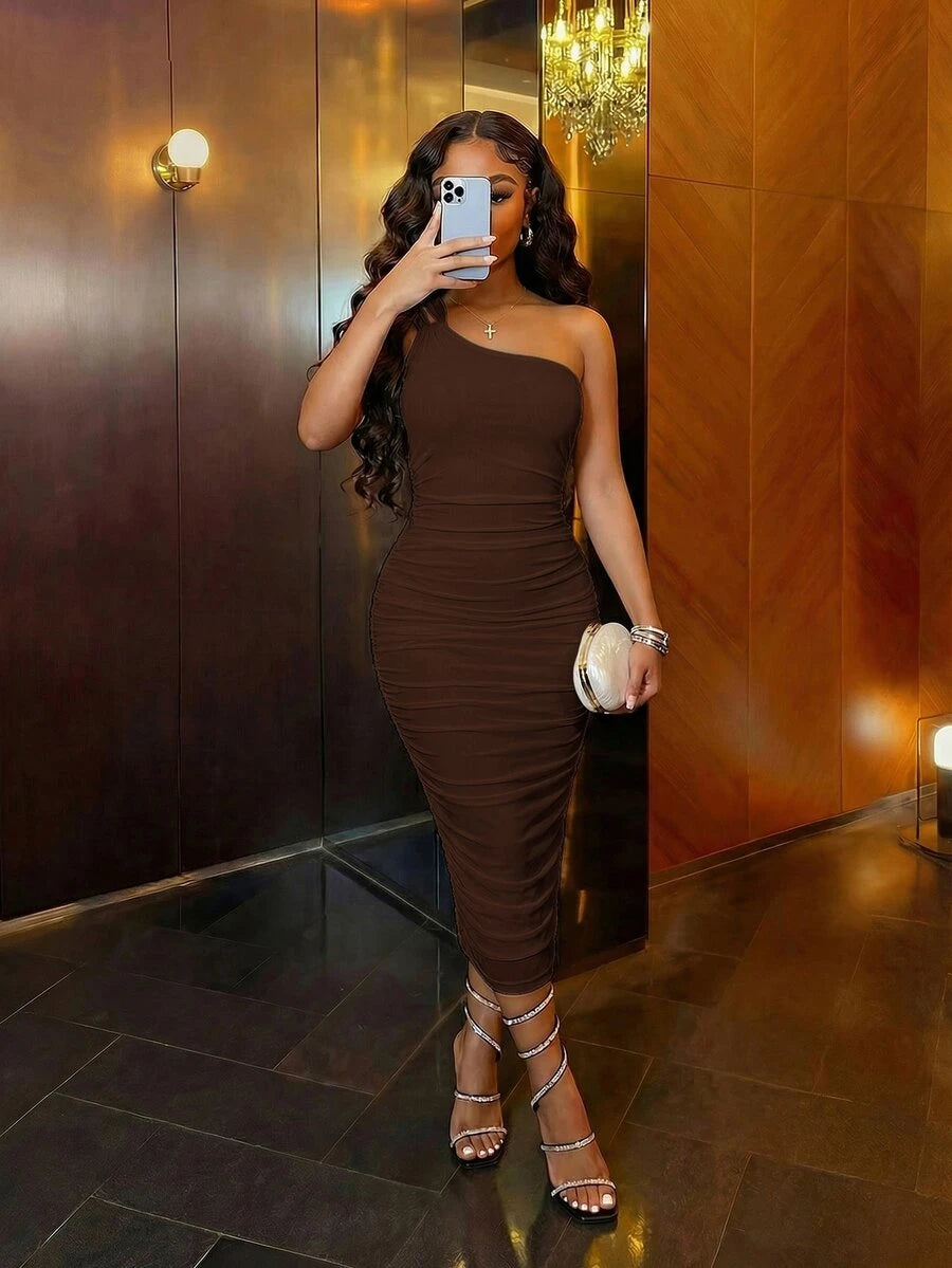 Ottilie™ | Backless Pleated Midi Dress