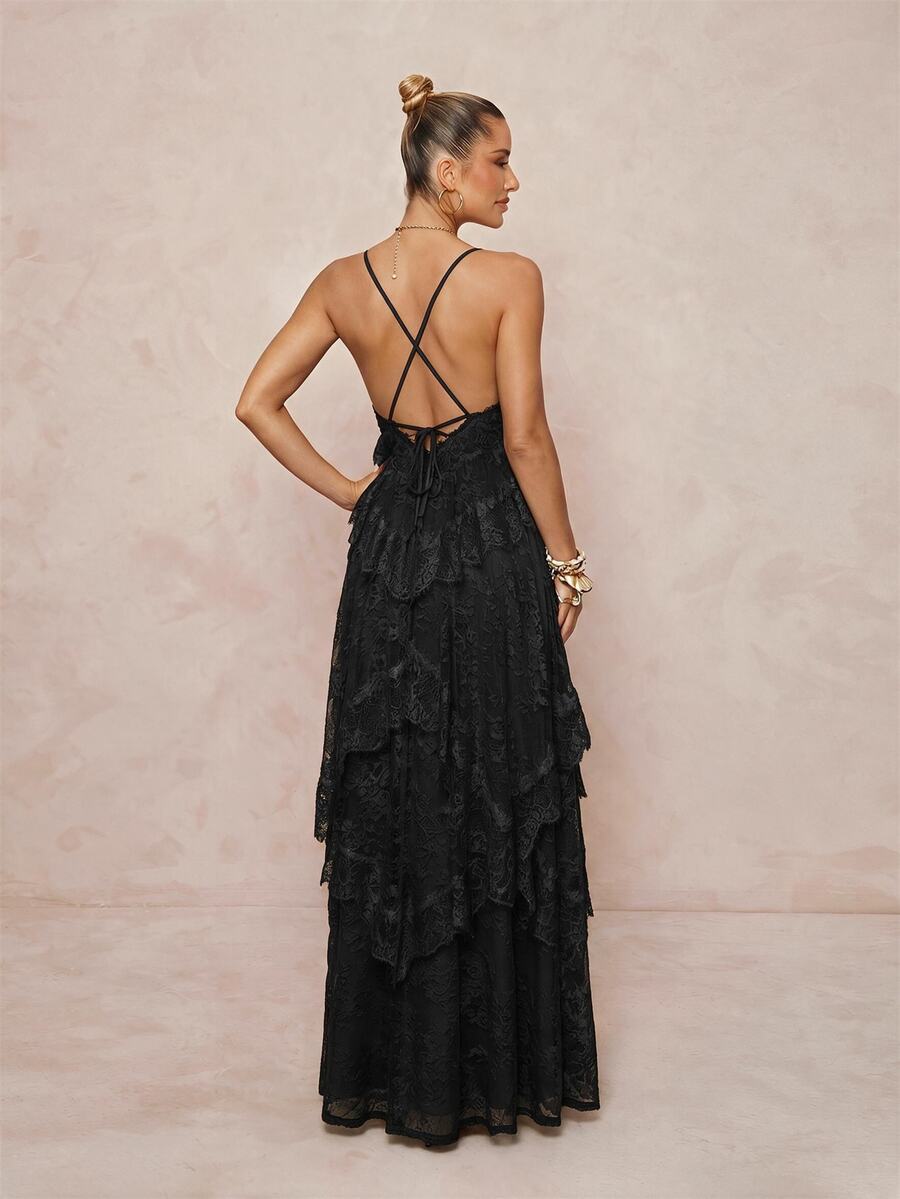 Wisteria™ | Tiered Lace Maxi Dress