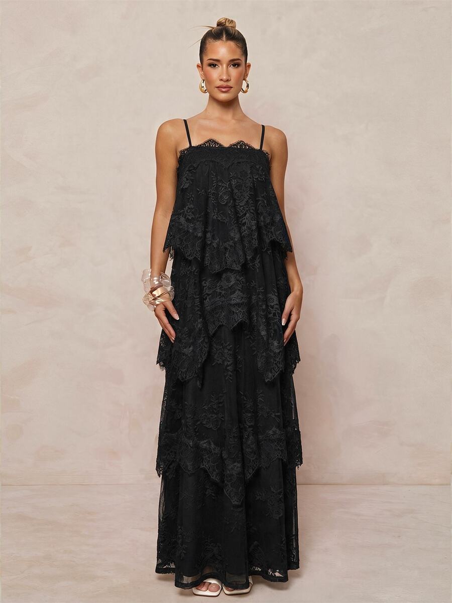 Wisteria™ | Tiered Lace Maxi Dress