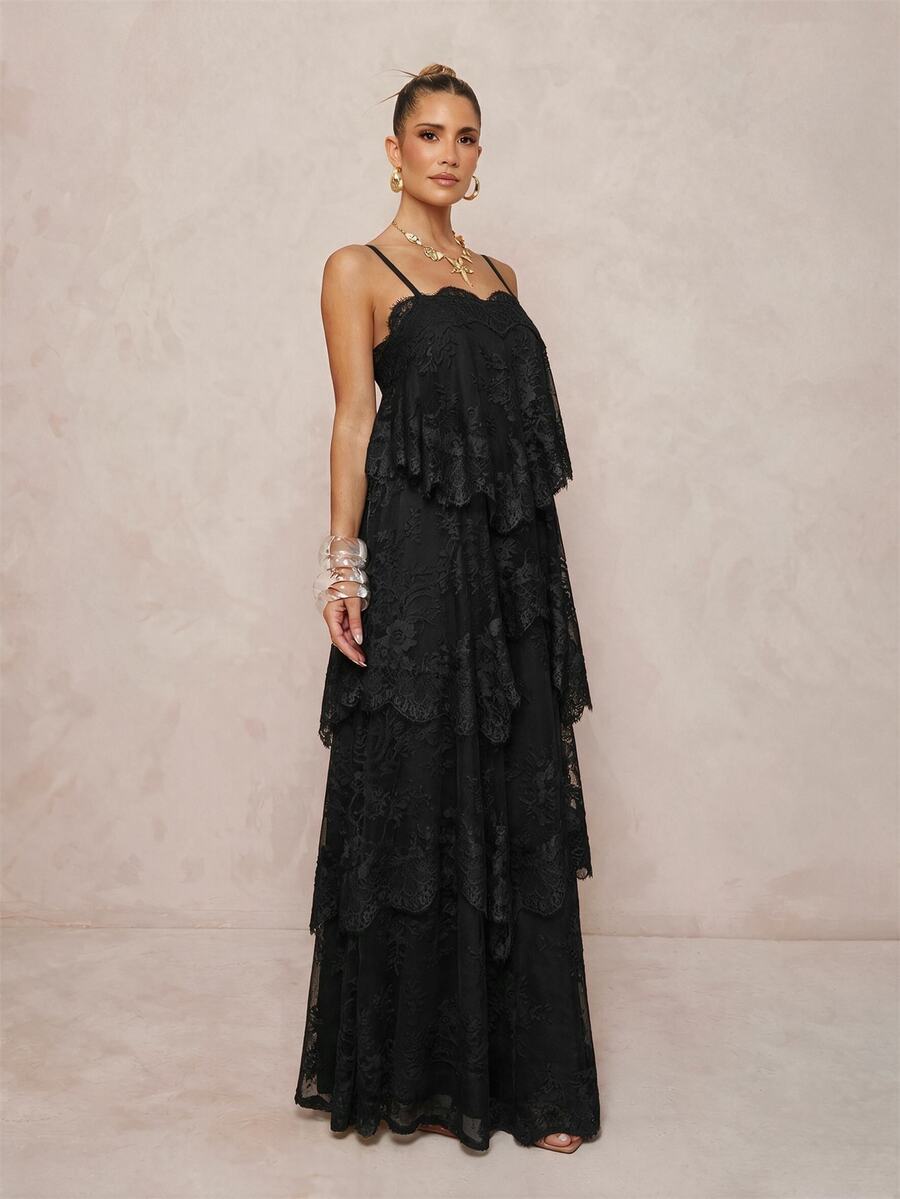 Wisteria™ | Tiered Lace Maxi Dress