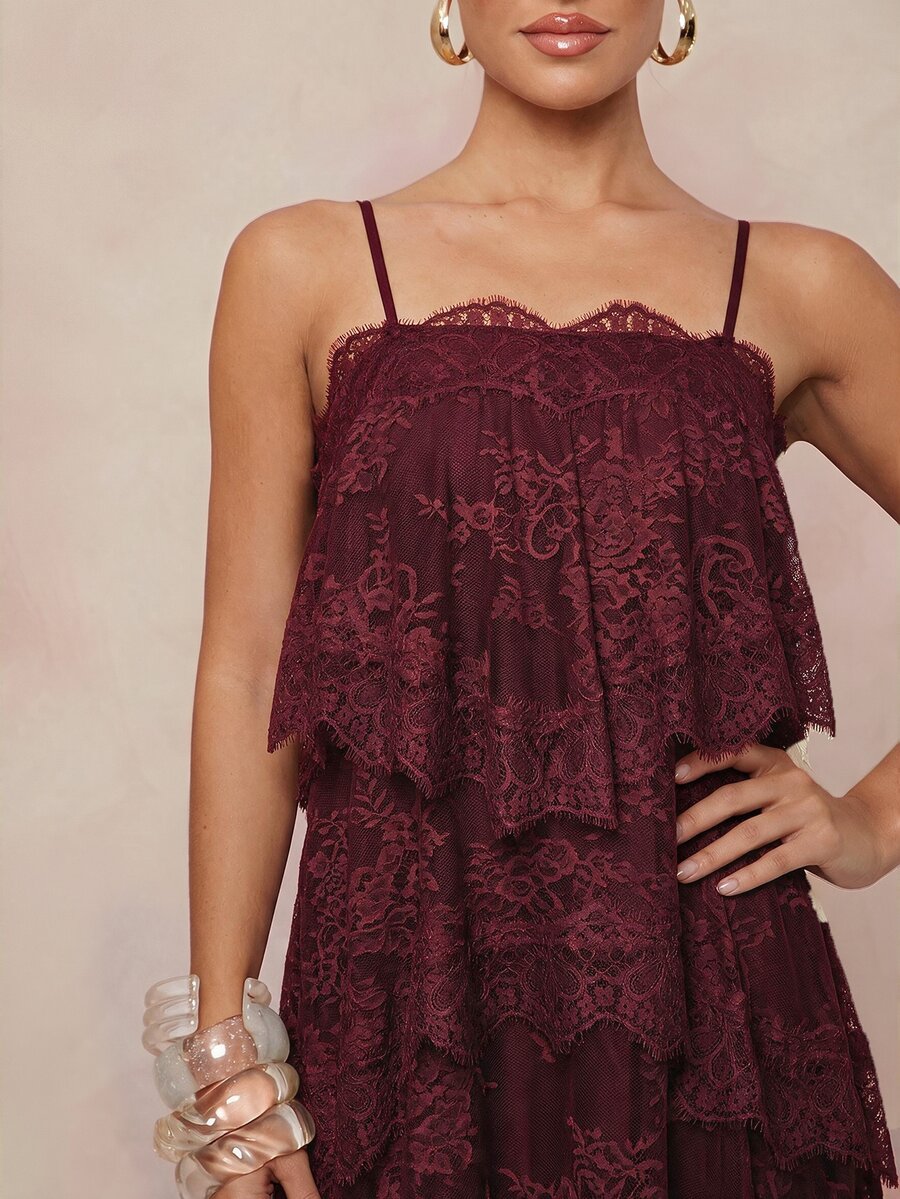 Wisteria™ | Tiered Lace Maxi Dress