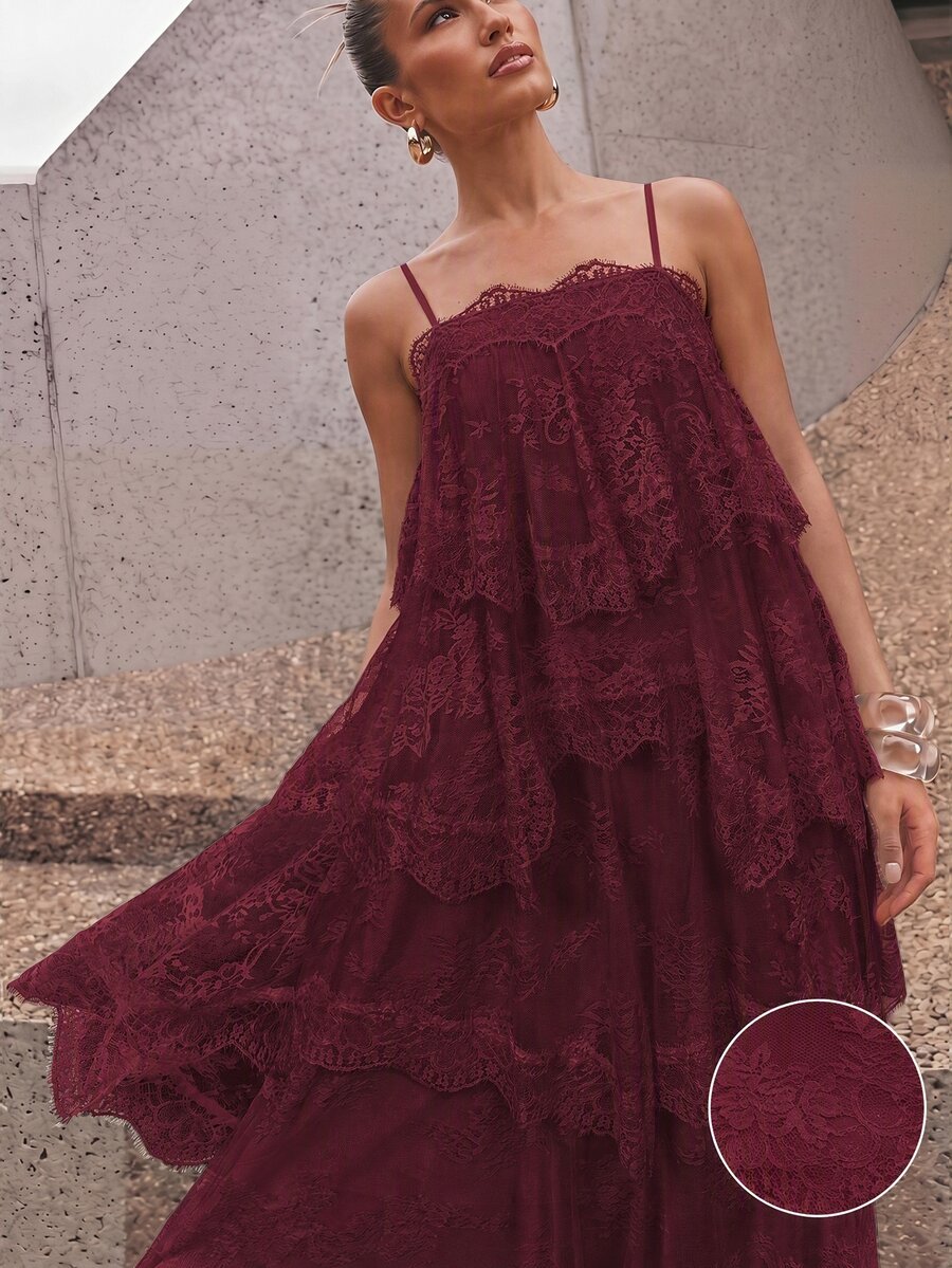 Wisteria™ | Tiered Lace Maxi Dress