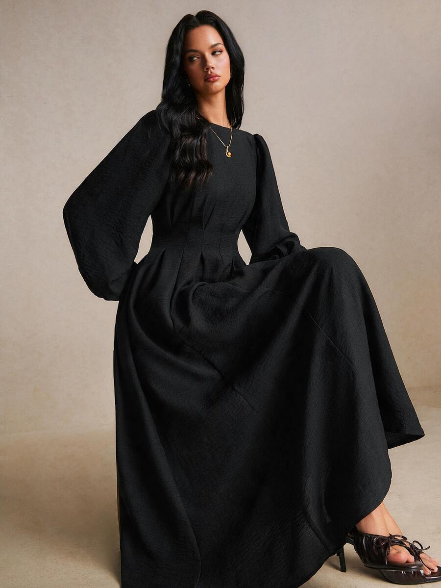 Elodie™ | Ruched Waist Maxi Dress