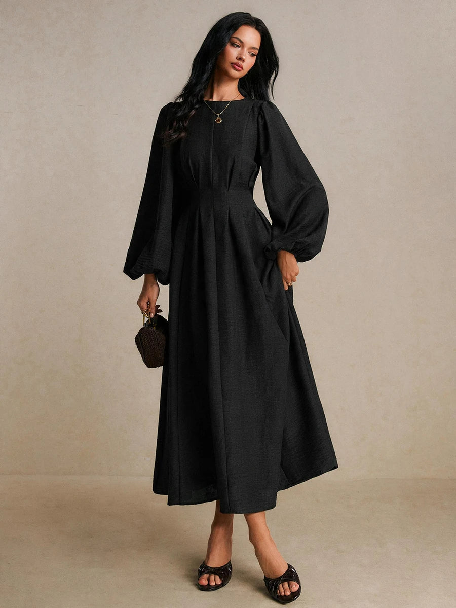 Elodie™ | Ruched Waist Maxi Dress