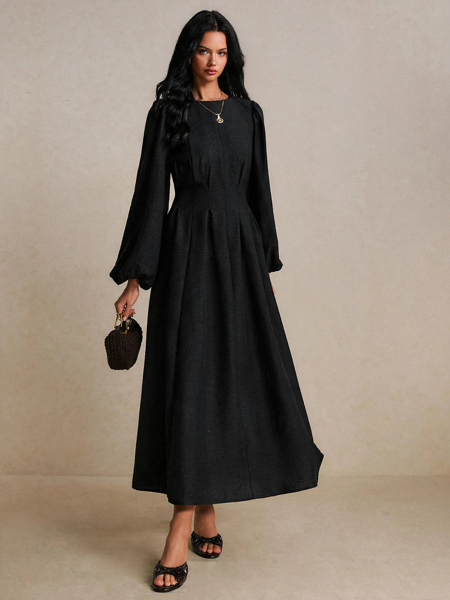 Elodie™ | Ruched Waist Maxi Dress