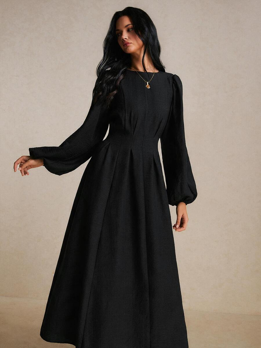 Elodie™ | Ruched Waist Maxi Dress