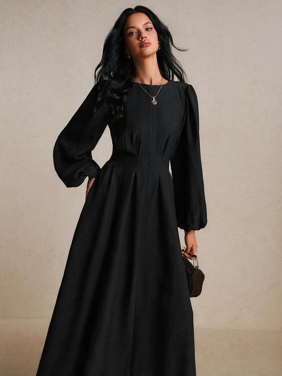 Elodie™ | Ruched Waist Maxi Dress