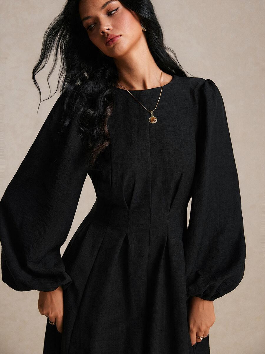 Elodie™ | Ruched Waist Maxi Dress