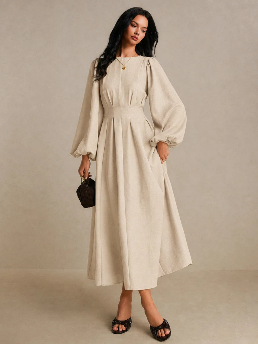 Elodie™ | Ruched Waist Maxi Dress