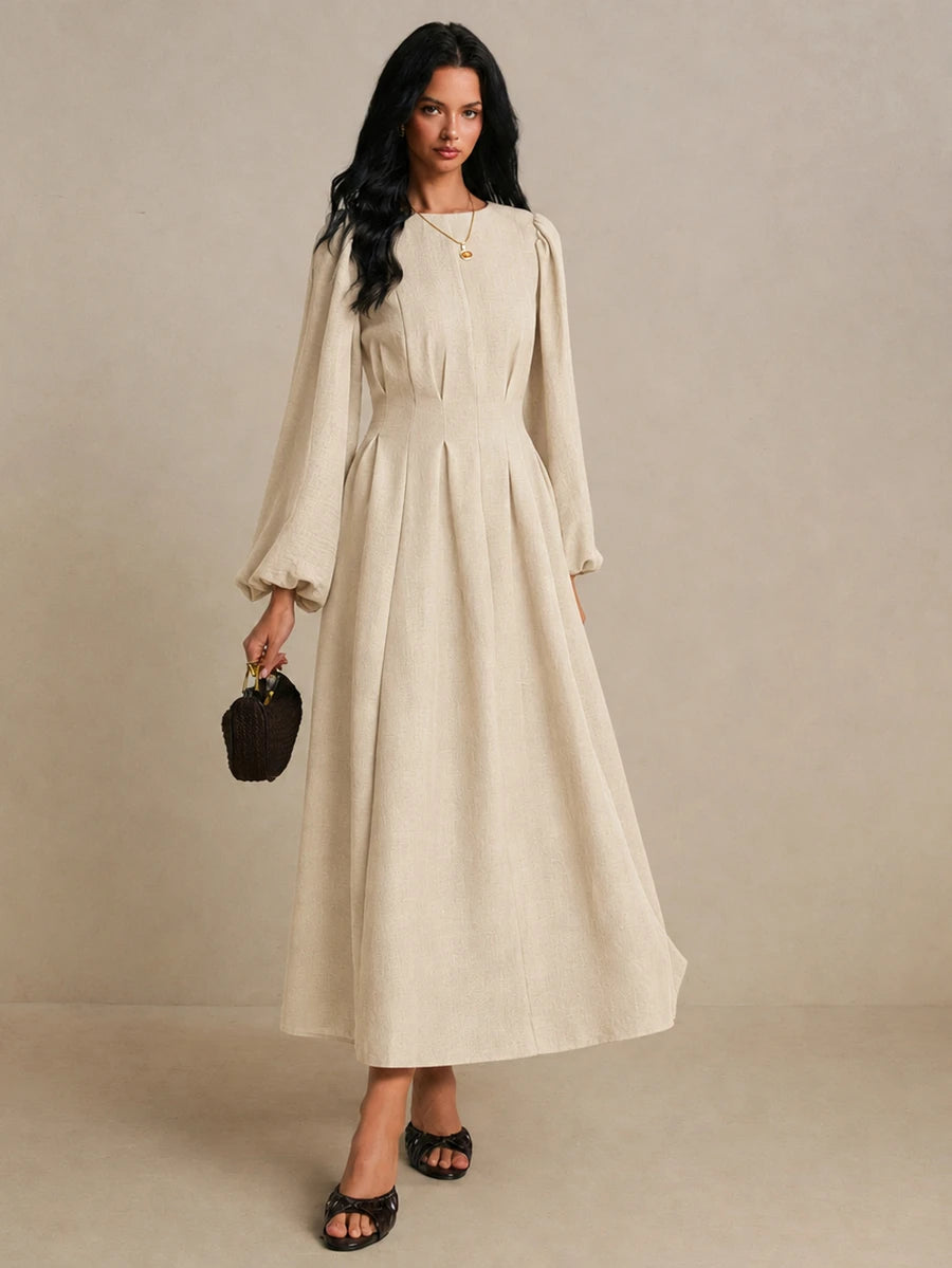 Elodie™ | Ruched Waist Maxi Dress