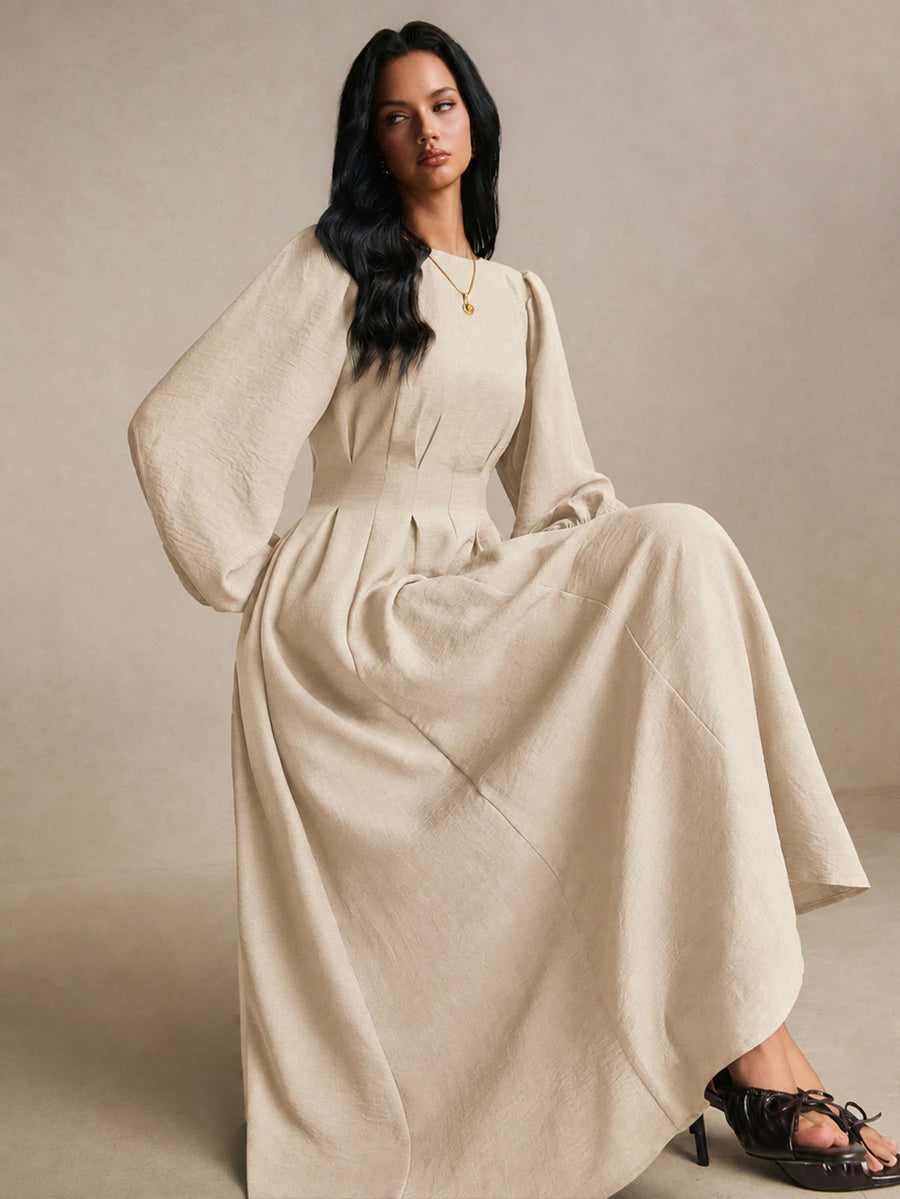 Elodie™ | Ruched Waist Maxi Dress