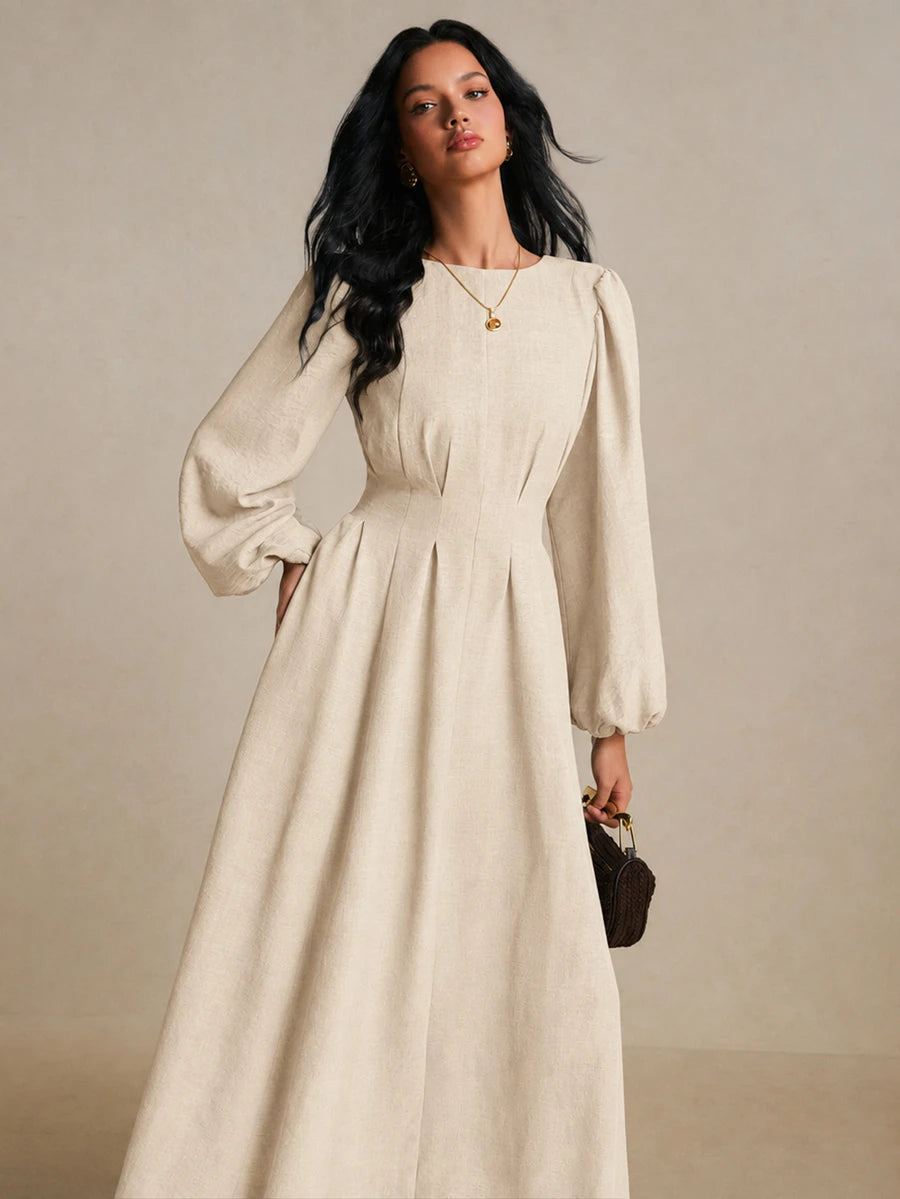 Elodie™ | Ruched Waist Maxi Dress