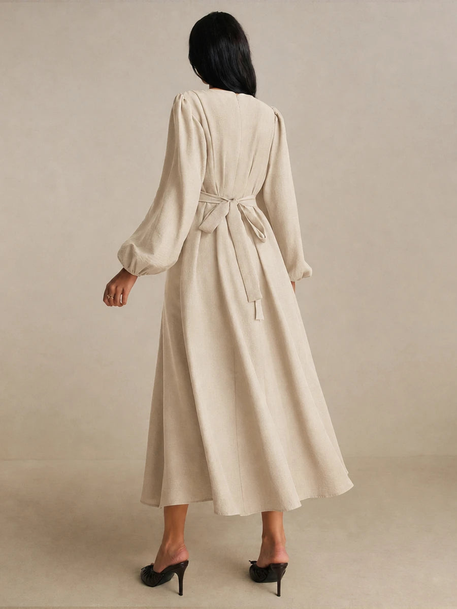 Elodie™ | Ruched Waist Maxi Dress