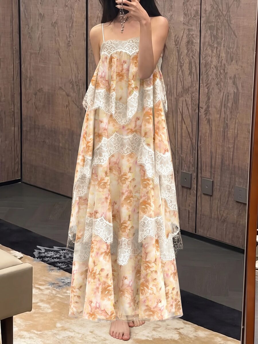 Wisteria™ | Tiered Lace Maxi Dress