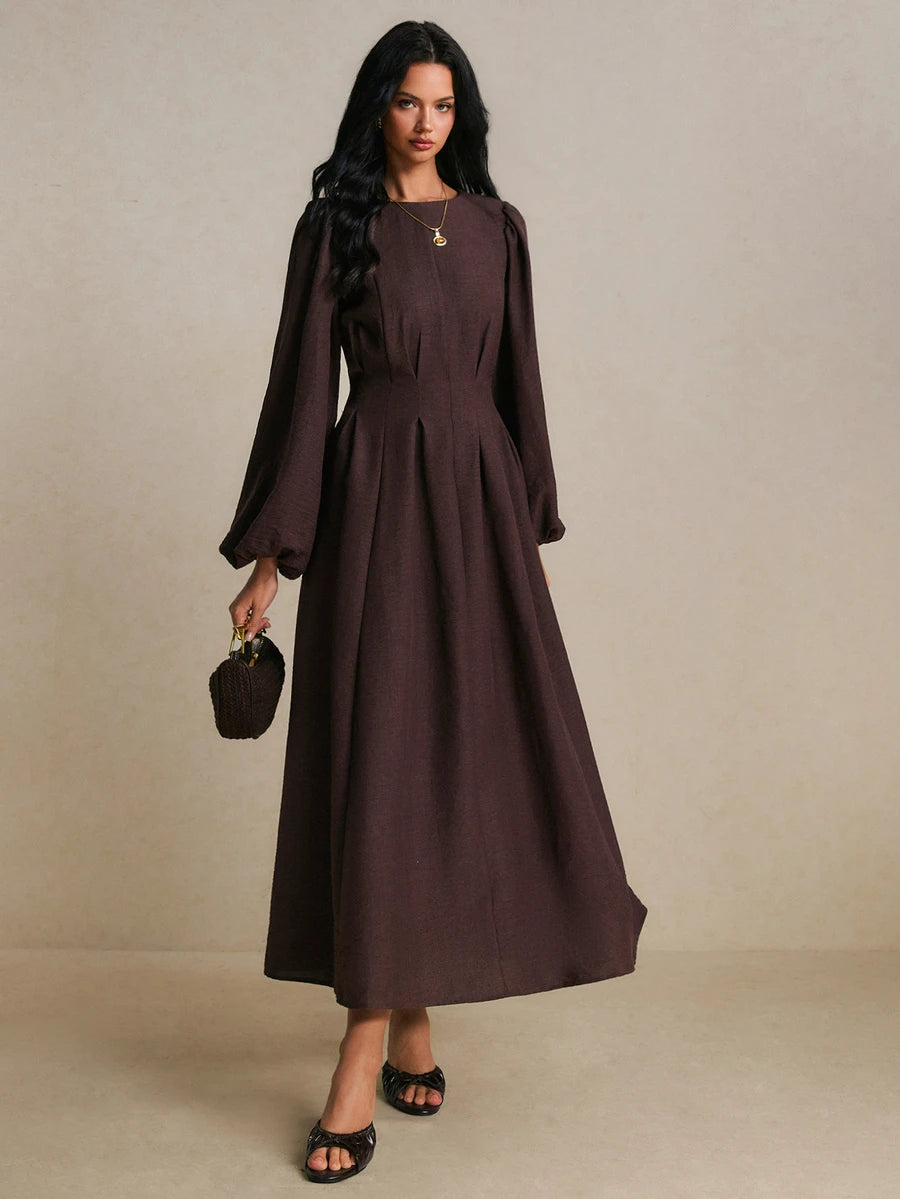 Elodie™ | Ruched Waist Maxi Dress