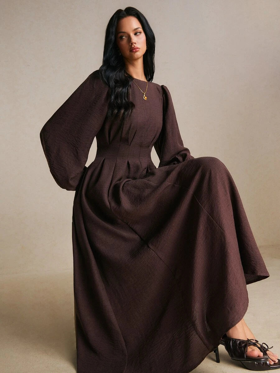 Elodie™ | Ruched Waist Maxi Dress