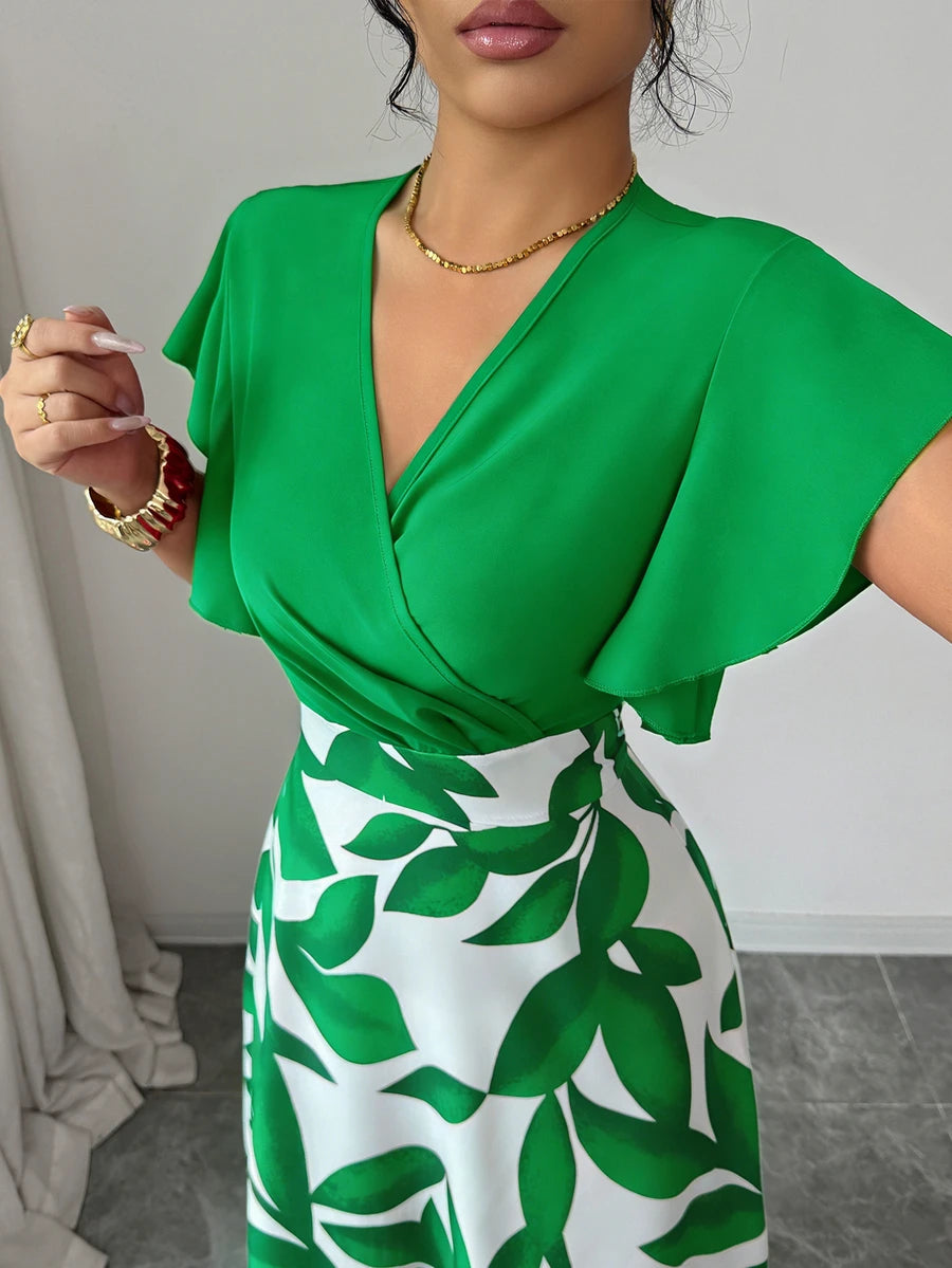 Fern™ | Wrap Slit Maxi Dress