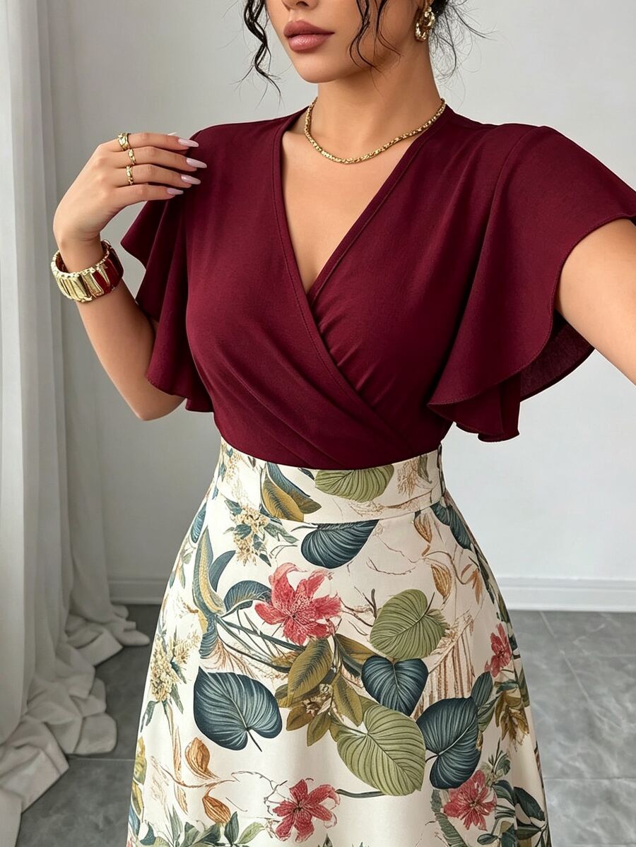 Fern™ | Wrap Slit Maxi Dress