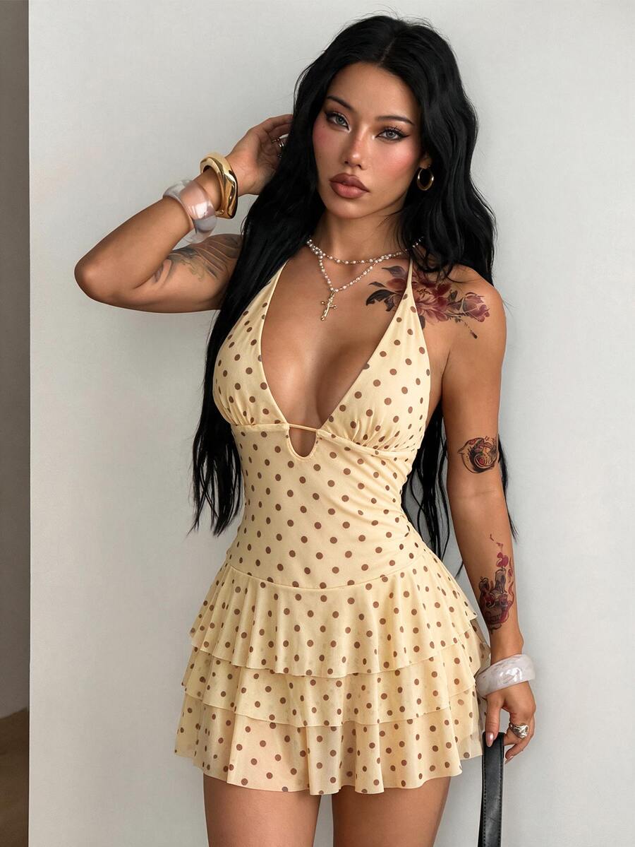 Briar™ | Lace Halter Mini Dress