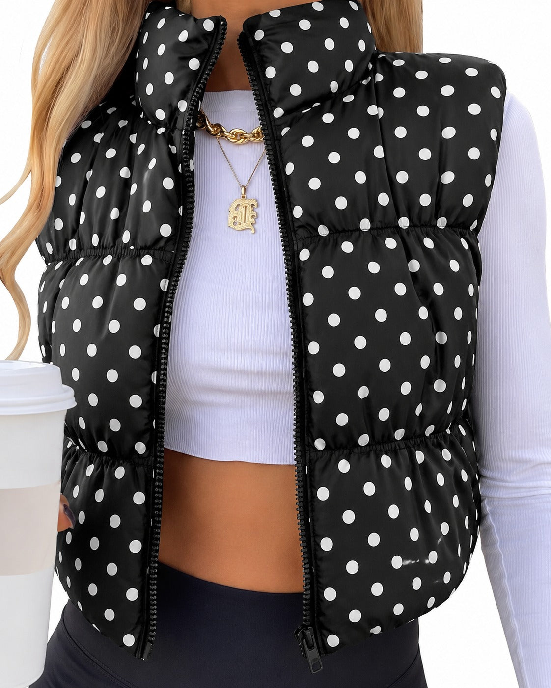 Monroe Dot Vest