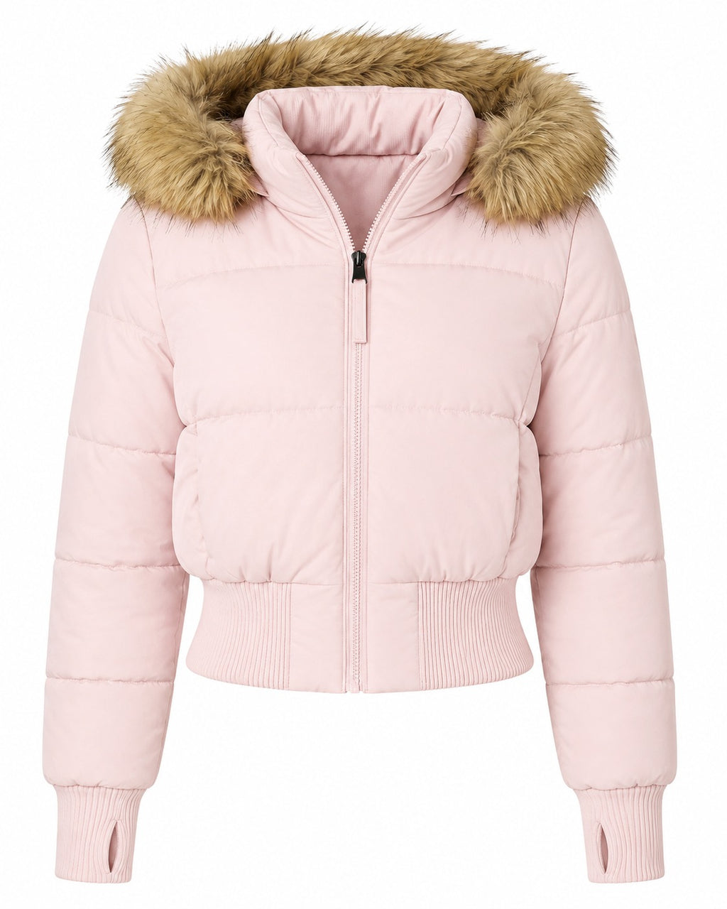 Rosewood Fur-Trim Puffer