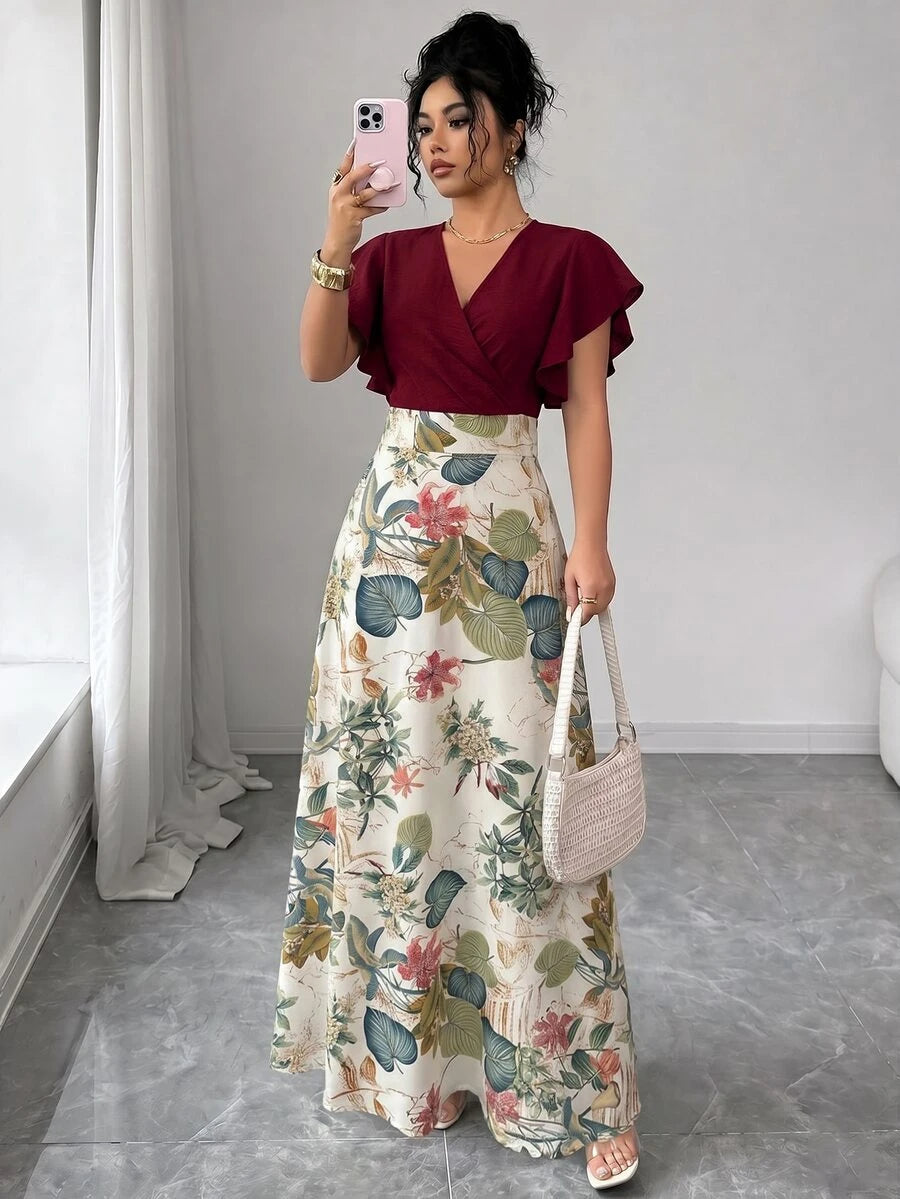 Fern™ | Wrap Slit Maxi Dress