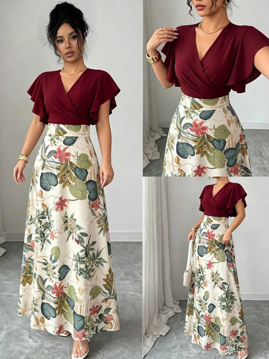 Fern™ | Wrap Slit Maxi Dress