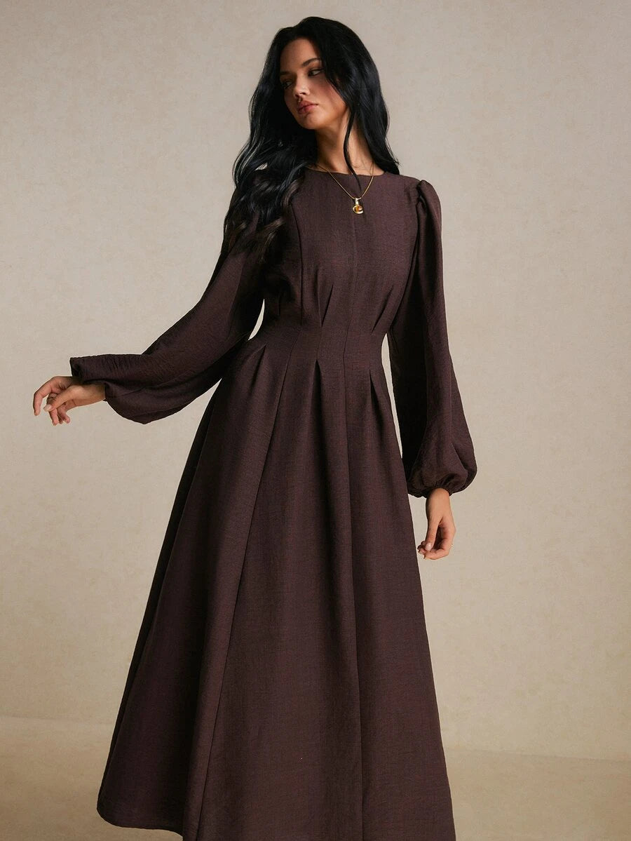 Elodie™ | Ruched Waist Maxi Dress